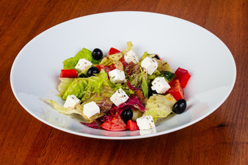 Delicious greek salad