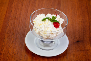 Tasty cottage cheese