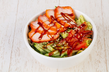 Salad with chicken