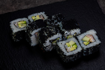 Japanese roll with prawn