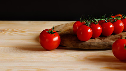 Cherry tomatoes kitchen board