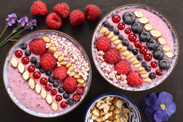 Smoothie bowls.
