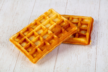 Sweet tasty waffel