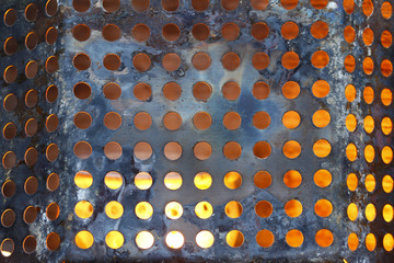 beleuchteter metallischer hintergrund