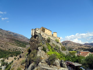 Obraz premium Corte - Corse - France