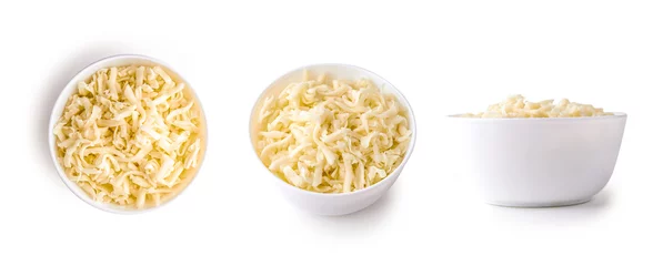 Foto op Plexiglas grated mozzarella cheese © kiboka