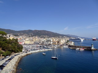 Fototapeta na wymiar View of Bastia - Corsica