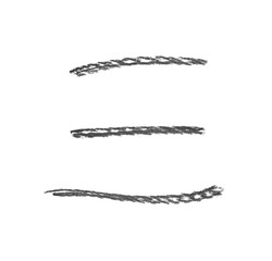 Hand drawn line isolated
