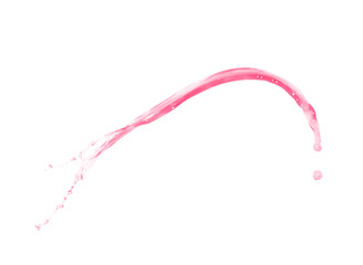 Splash of liquid in motion isolated