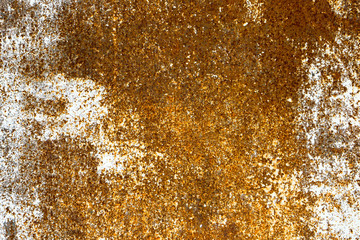 Corrosion of metal photo. Place for your text.