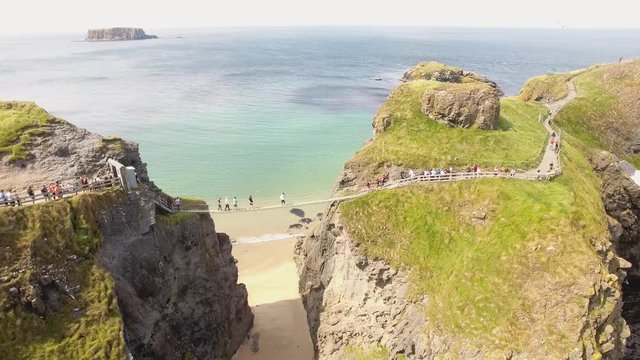 Carrick-a-Rede Rope Bridge Co. Antrim Northern Ireland 
