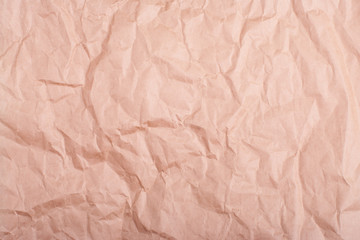 highly wrinkled craft paper background high detailed