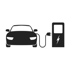 Car charge icon. Vector.