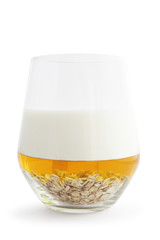 Breakfast smoothie ingredients