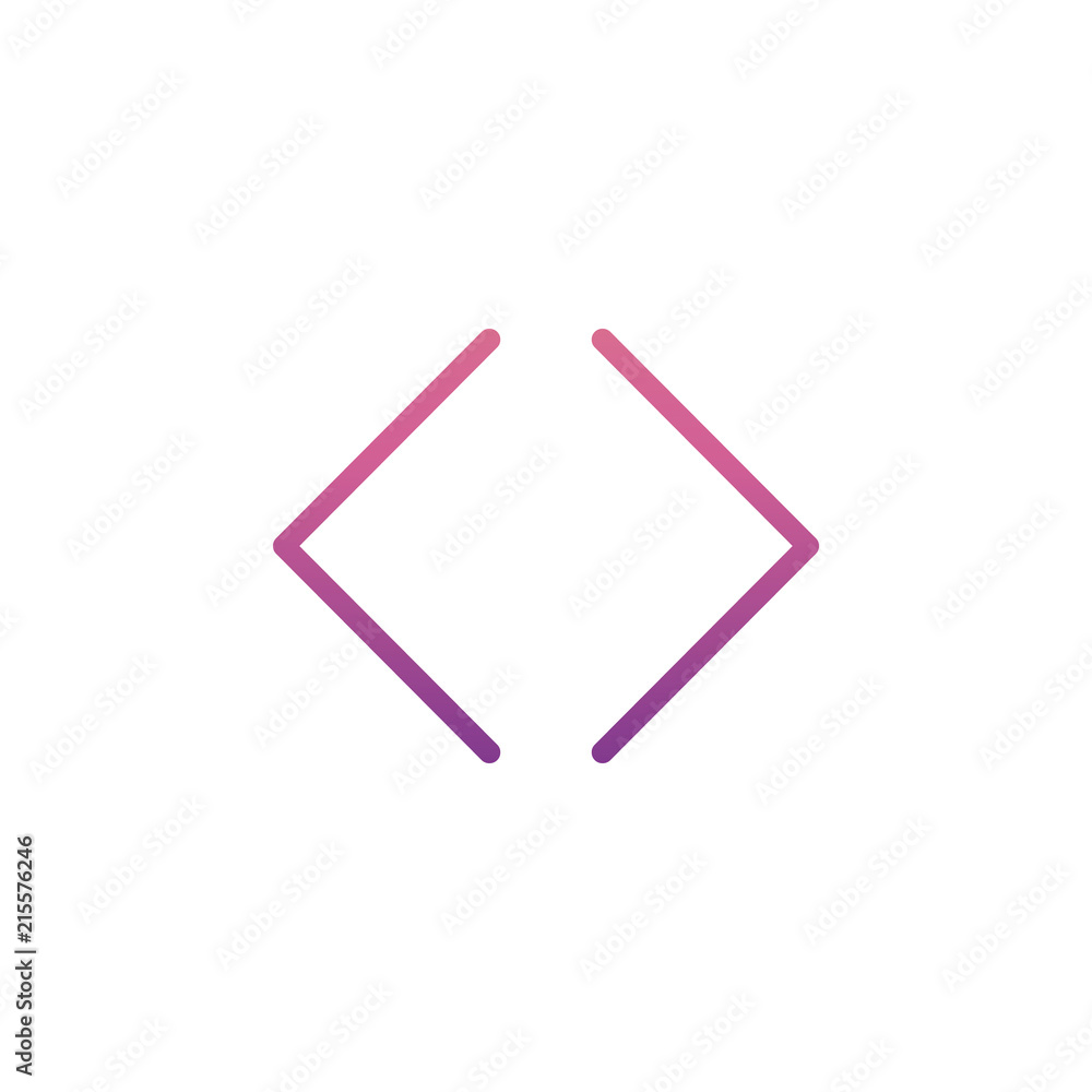 Aufkleber arrows in different directions icon in gradient style