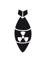 schwarz gefahr achtung warnung vorsicht atombombe radioaktiv bombardieren abwerfen bomber rakete boom explodieren explosion bombe sprengen clipart comic cartoon