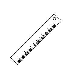 ruler line vector icon icon for app and website, training symbols	