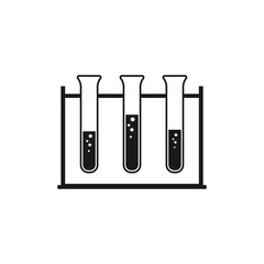 chemistry bottle line vector icon icon for app and website, training symbols	