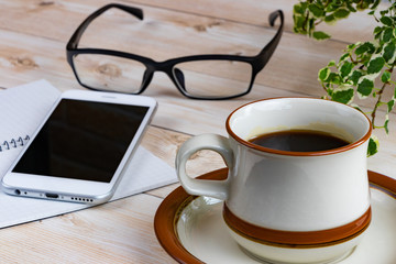 コーヒー　休憩イメージ　コーヒーブレーク