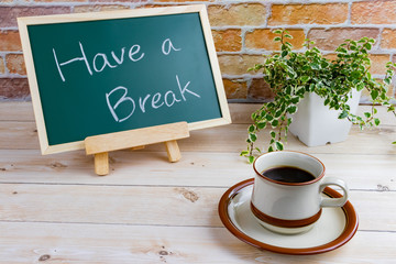 コーヒー　休憩イメージ　コーヒーブレーク