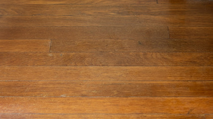 Vintage Original Oak Hardwood Floor Horizontal Boards Background