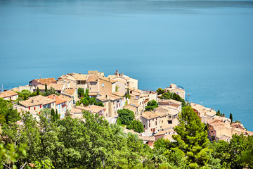 provencal village of sainte croix du verdon, France