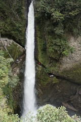 Amazon waterfalls Ecuador