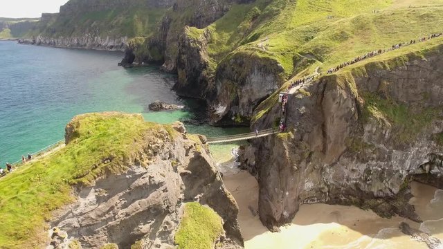 Carrick-a-Rede Rope Bridge Co. Antrim Northern Ireland 