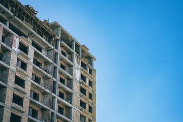 Fototapeta premium unfinished building