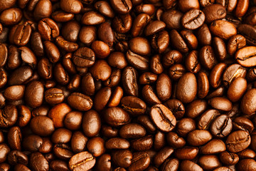 Coffee beans background