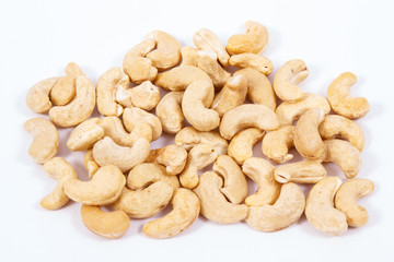 Natural healthy cashew nuts as source vitamins, omega 3 acids and minerals