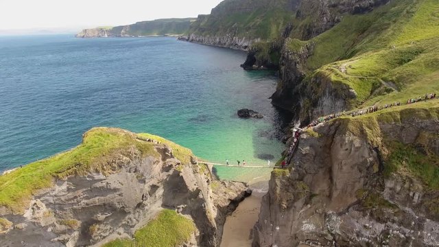 Carrick-a-Rede Rope Bridge Co. Antrim Northern Ireland 