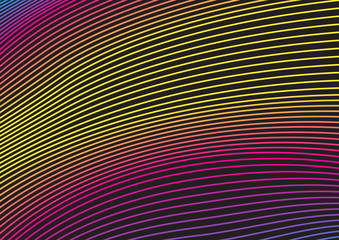 Spectrum Colour Line art background