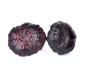 Lingzhi mushroom dry on white background