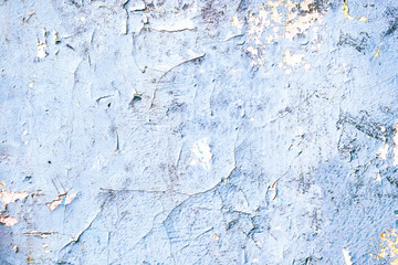 Old cracked paint on the wall