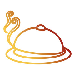 tray server isolated icon