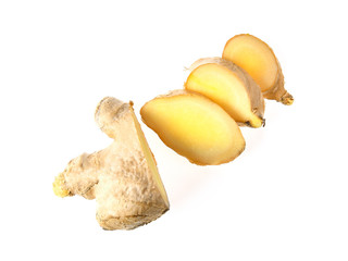 Ginger fresh Isolated on a white background