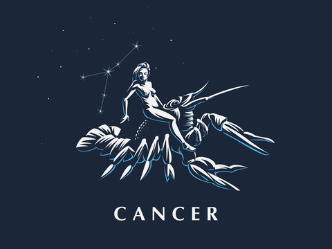 Zodiac Sign Of The Cancer Background, Zodiac Cancer Pictures Background  Image And Wallpaper for Free Download