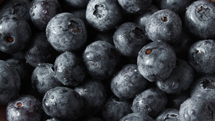 Fresh berries summer background. Concept of healhy organic vegetarian clean eating.