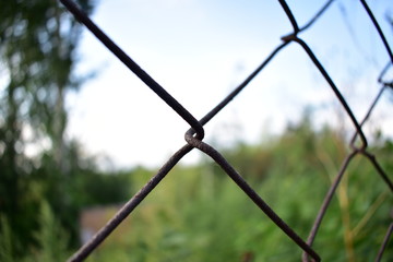 Rusted mesh