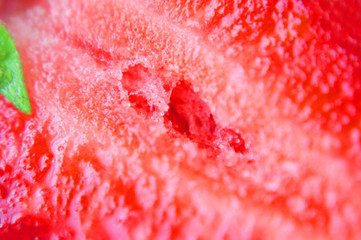 juicy strawberry macro background 