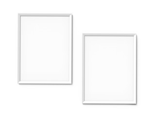 White photo frames