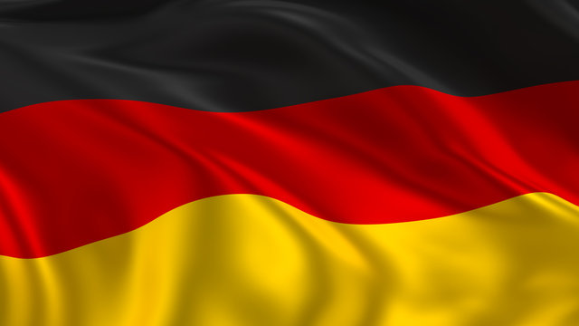 Waving Germany flag