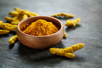 Turmeric in a bowl