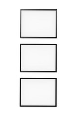 Black photo frames