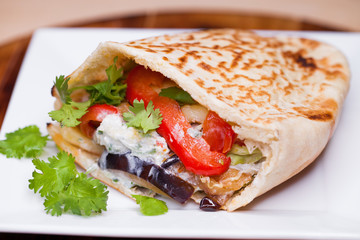 tacos arabes is traditional food in mexico and puebla city