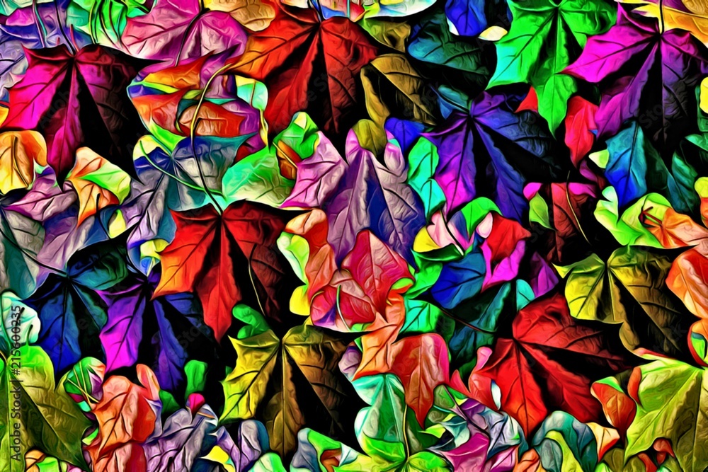 Poster abstract multicolored background graphic pattern, decor with art stickers in sheet form