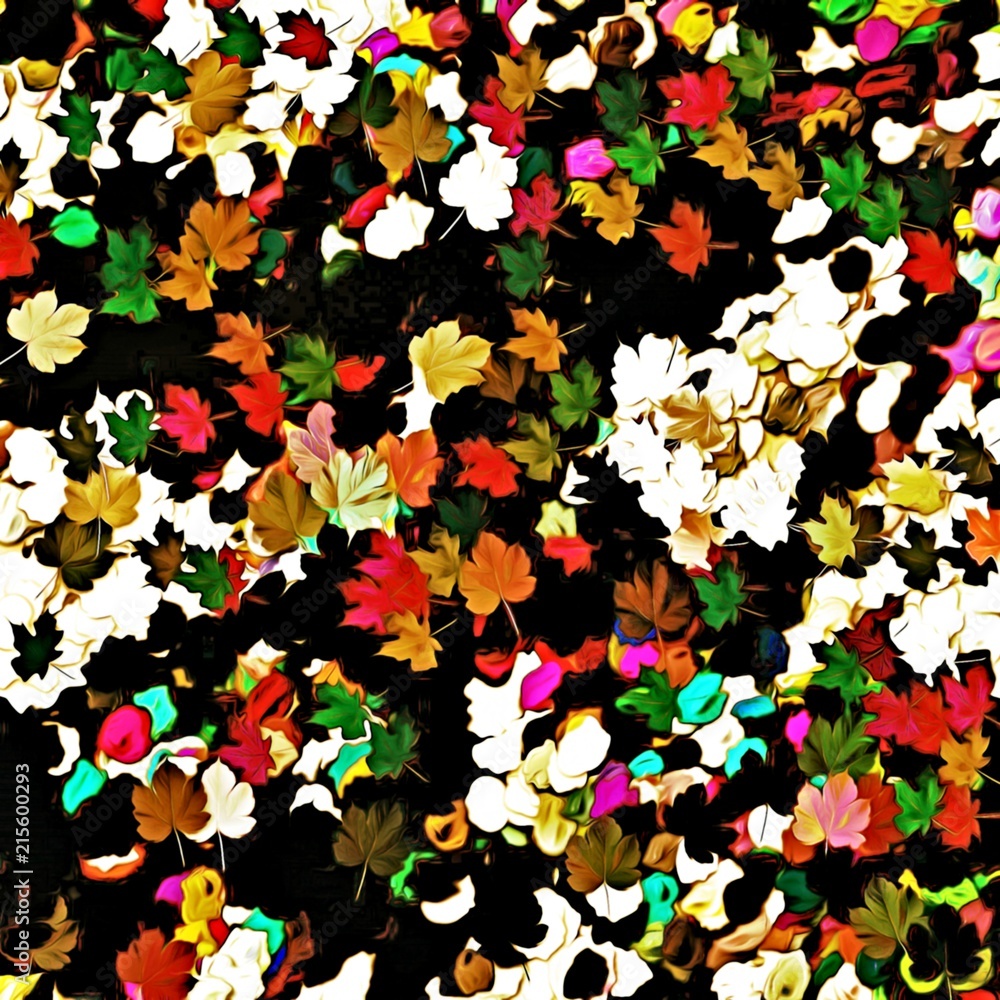Poster abstract multicolored background graphic pattern, decor with art stickers in sheet form