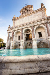 Fototapeta na wymiar The Fontana dell'Acqua Paola