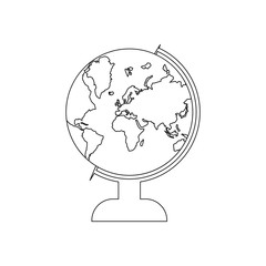 Globe vector illustration